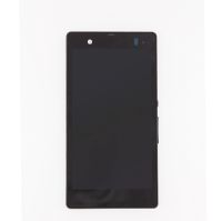 LCD For Sony Xperia Z With Frame Blue